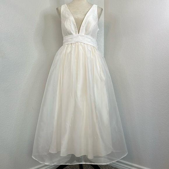 SACHIN & BABI BHLDN Carmina bow-embellished gathered NWOT SIZE 10, 8, & 4 - Picture 3 of 14